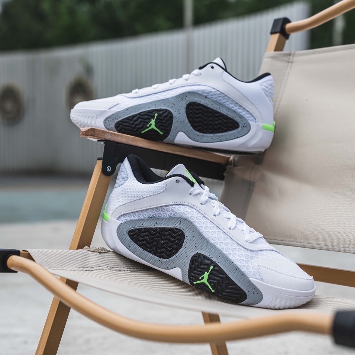 Nike Air Jordan Tatum 2 "Legacy" 白螢光 綠 喬丹 實戰籃球鞋