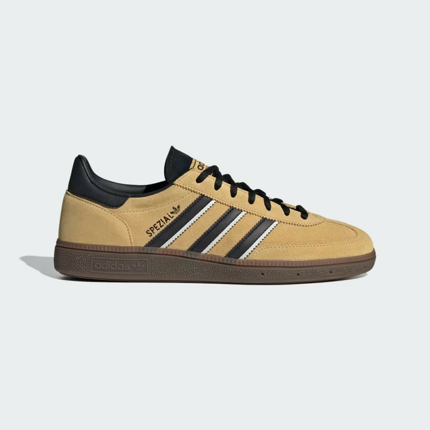 【adidas HANDBALL SPEZIAL 復古鞋款 - 黃棕麂皮 】