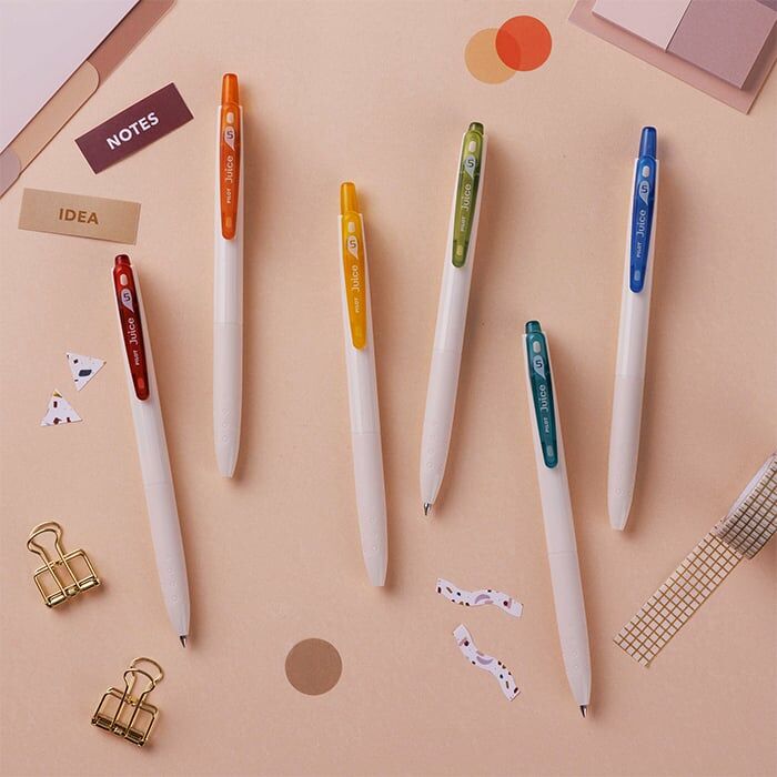 Juice 果汁筆 6色組(0.5mm) 經典色 / 莫蘭迪色｜PILOT 百樂