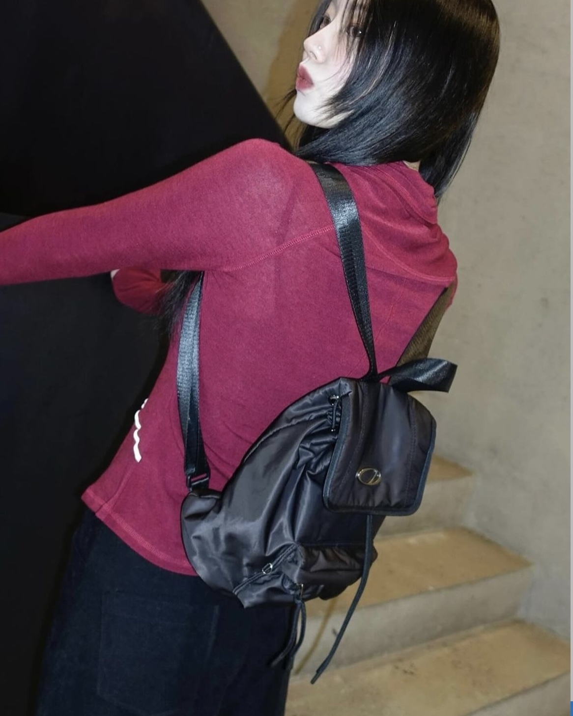 【ODDSTUDIO】ODD Symbol Stitch Mini Backpack ODD STUDIO) ODD Symbol Stitch Mini Backpack