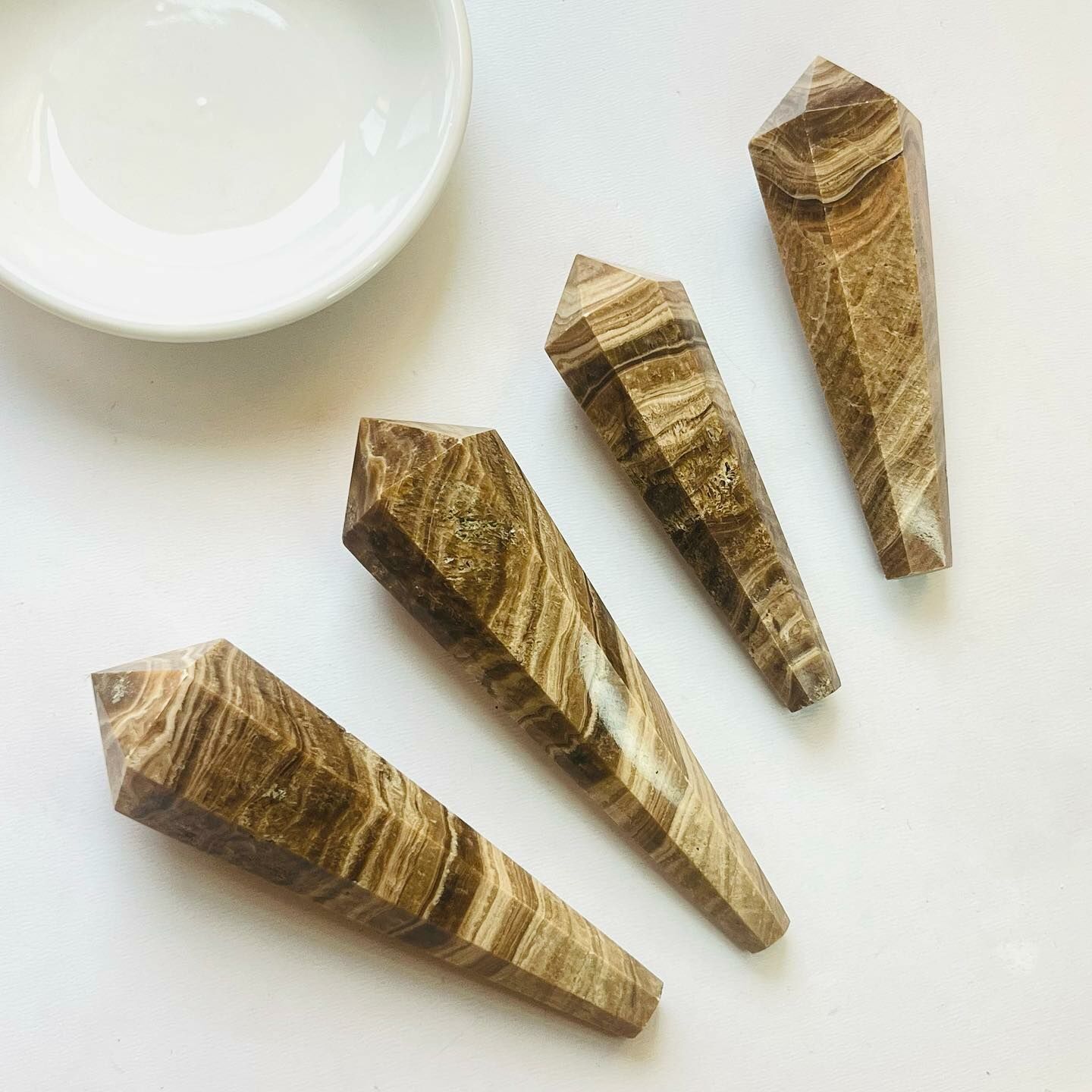 [原石] 琥珀方解石 權杖