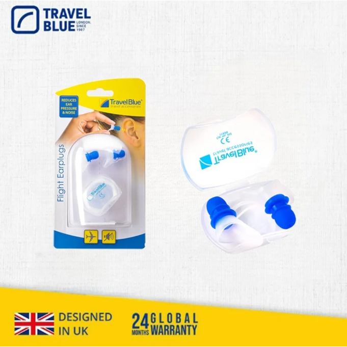 【樂森藥局】Travel Blue 藍旅 Flight 飛行耳塞收納組(附專屬收納盒)