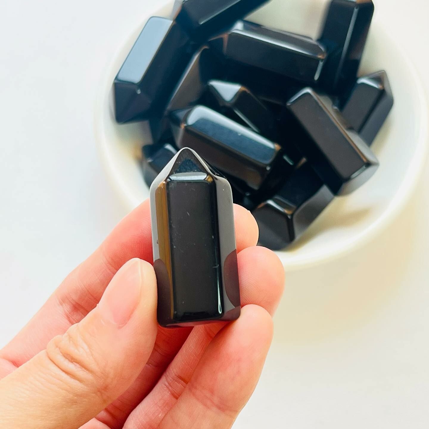 [原石] 黑曜石 迷你小柱