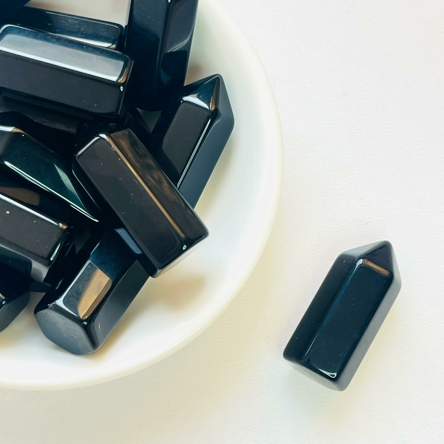 [原石] 黑曜石 迷你小柱