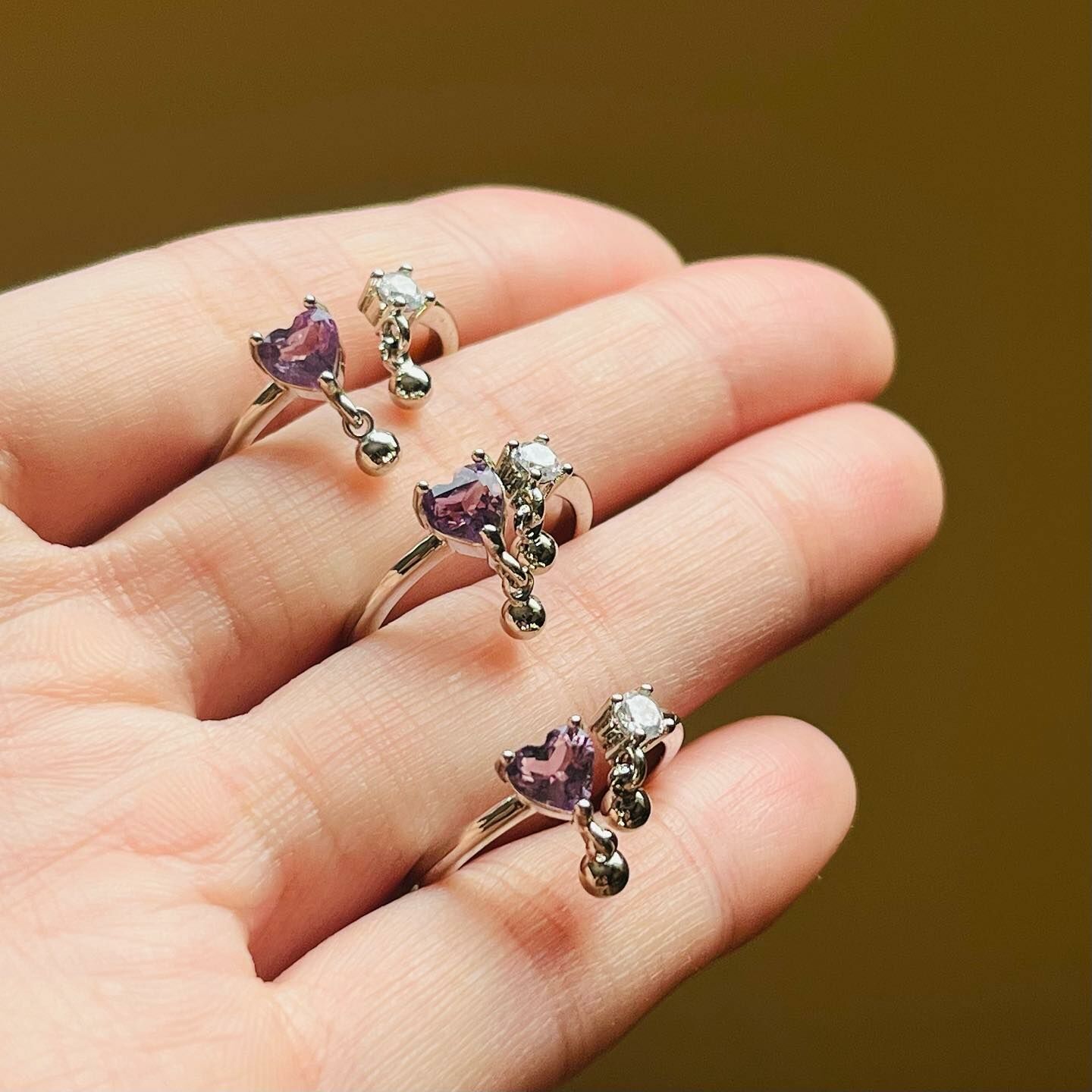 [原石] 紫水晶戒指