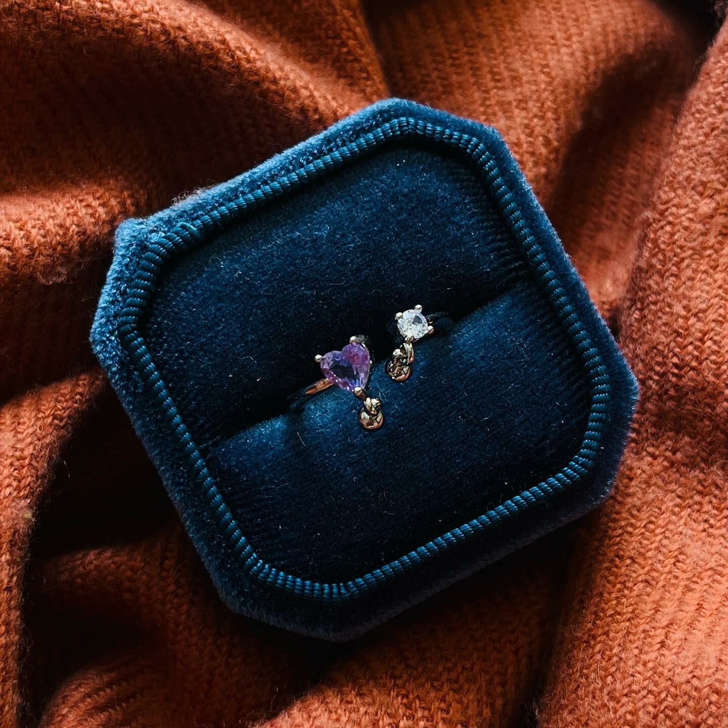 [原石] 紫水晶戒指