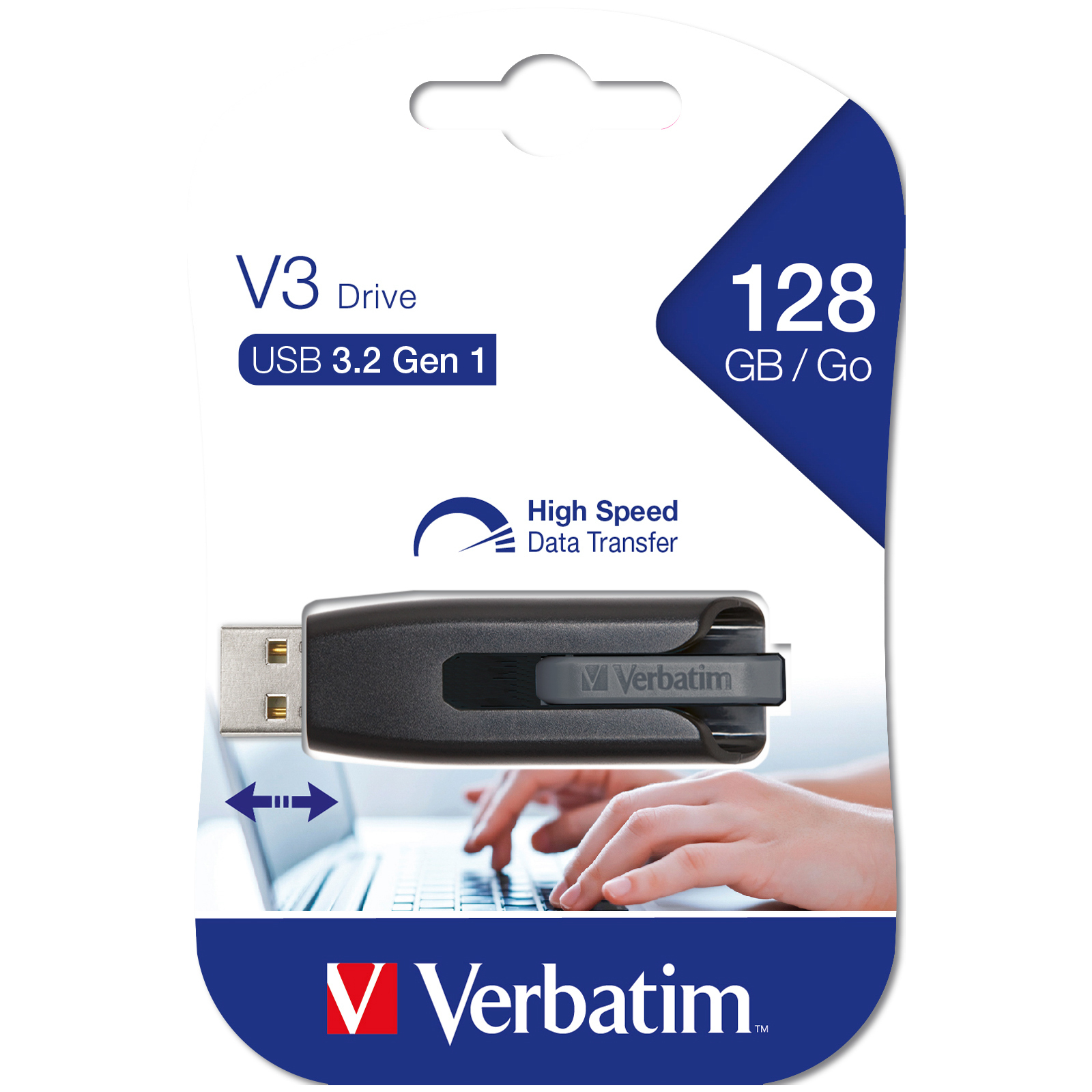 Verbatim V3 USB 3.2 Gen 1 USB Flash Drive