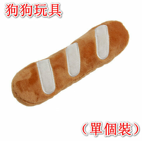 激抵狗玩具 雞肉腸造型磨牙啃咬訓練發聲款 1入