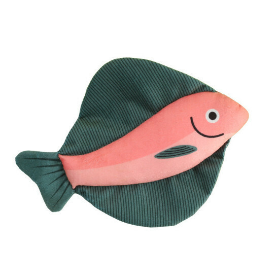 激抵貓玩具魚耐咬響紙貓薄荷啃咬玩具（小方魚）