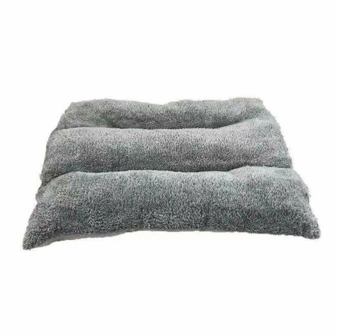 熱推可拆洗床褥型寵物貓狗窩M碼 50*70cm（淺灰色）