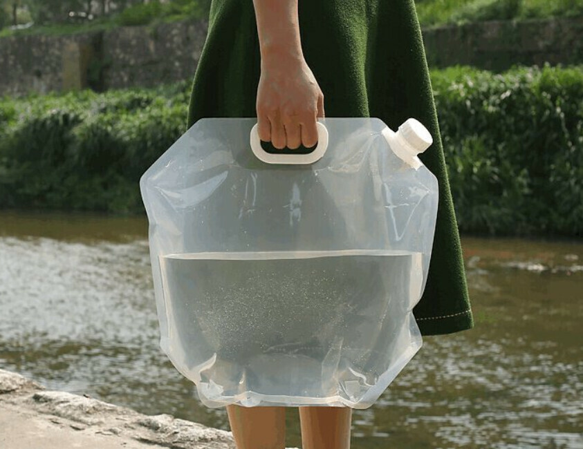 激抵野外存水袋5L(白色)