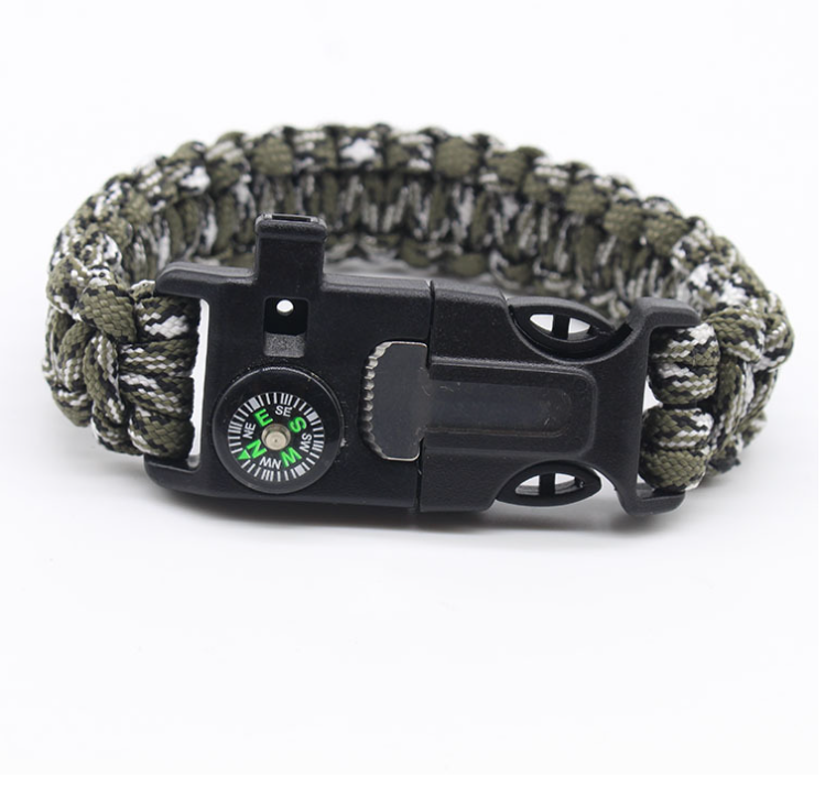 5-in-1 Multifunctional Wilderness Survival Hand Strap [Snakeskin Camouflage]