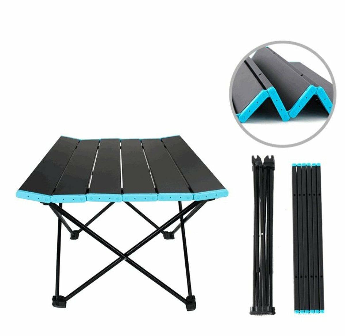 Minimalist folding mini camping table