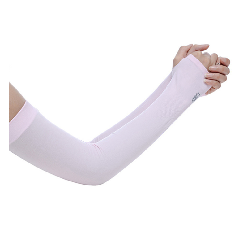 Ice Silk Sunscreen Finger Sleeve (Pink)
