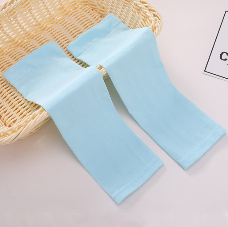 Children's Ice Silk Sunscreen Sleeve (Blue) One Size