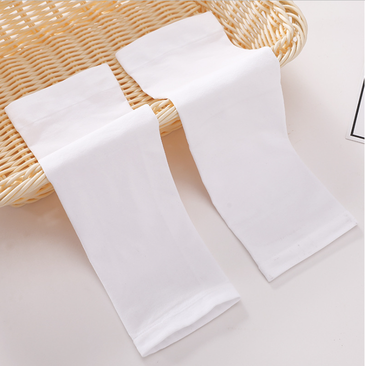 Children's Ice Silk Sunscreen Sleeve (White) One Size