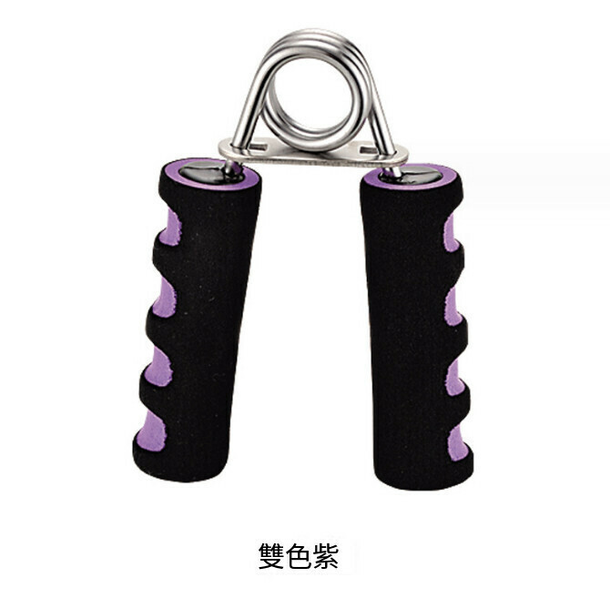 Sponge grip device arm and wrist strength device (two-color purple)