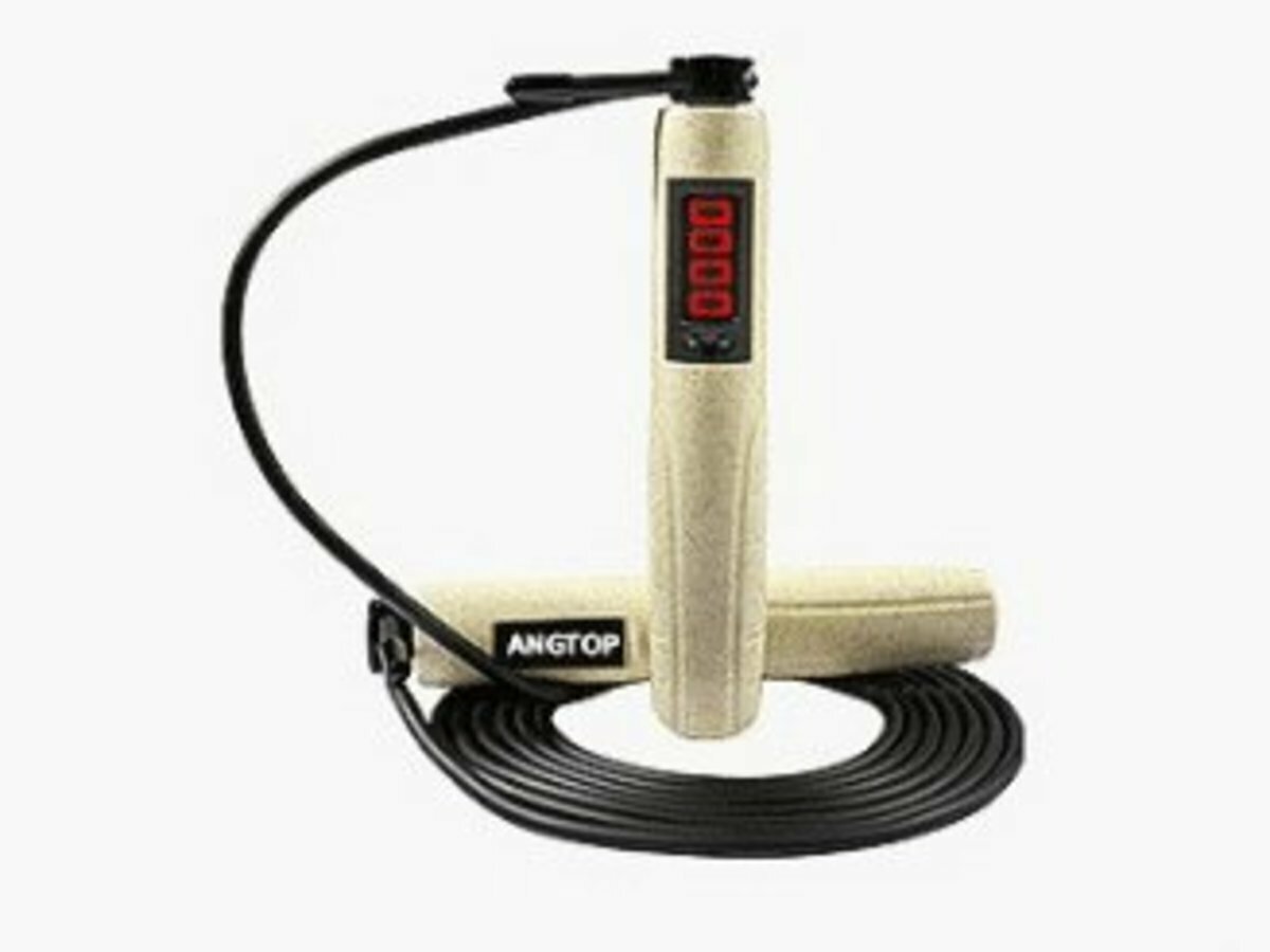 Electronic Circle Convertible Wireless Rope Skipper (Green)