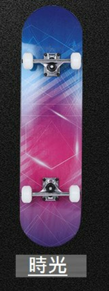 新款(SKATEBOARD) 兒童成人通用專業四輪滑板 ( 時光)