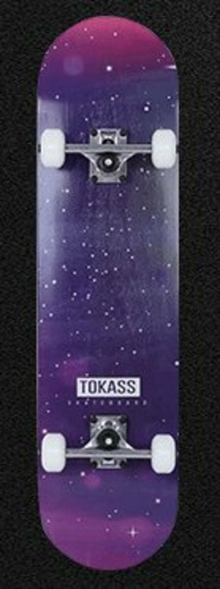 新款兒童成人通用專業四輪滑板(星空)