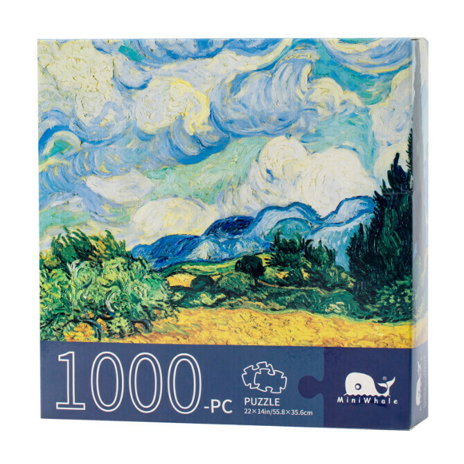 新款精美油畫平面拼圖（ 麥田油畫 1000片 MW4141）