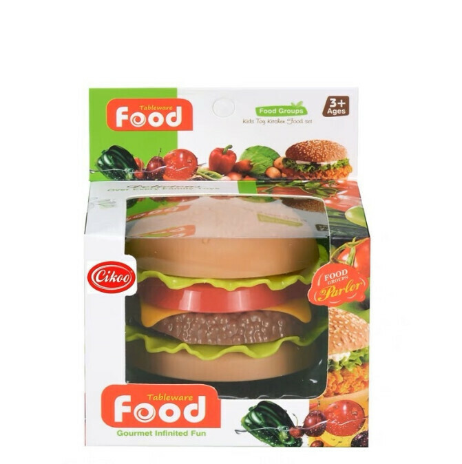 Mini Children's Playing House Simulation Burger Toy (Scotch Burger)
