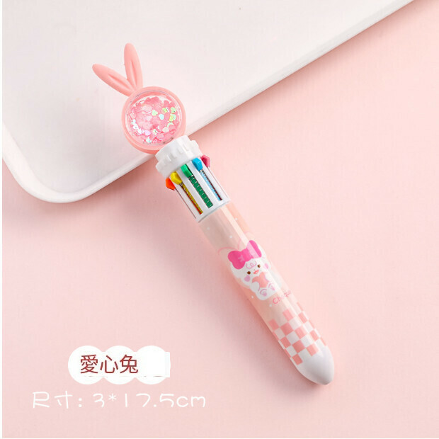 Multi-color ballpoint pen [love rabbit] [nib 0.5mm]