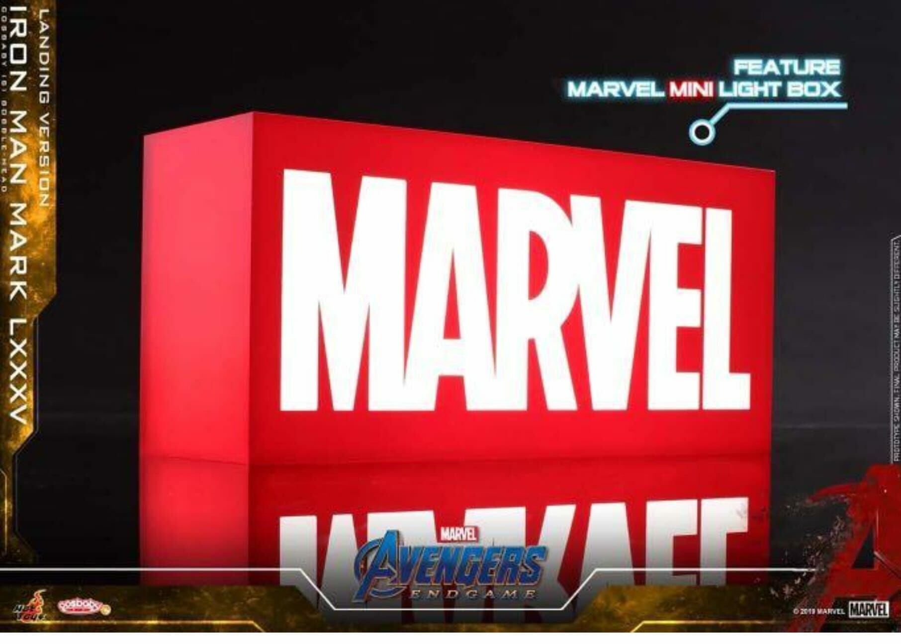全新現貨 hottoys marvel 燈箱 復仇者聯盟endgame