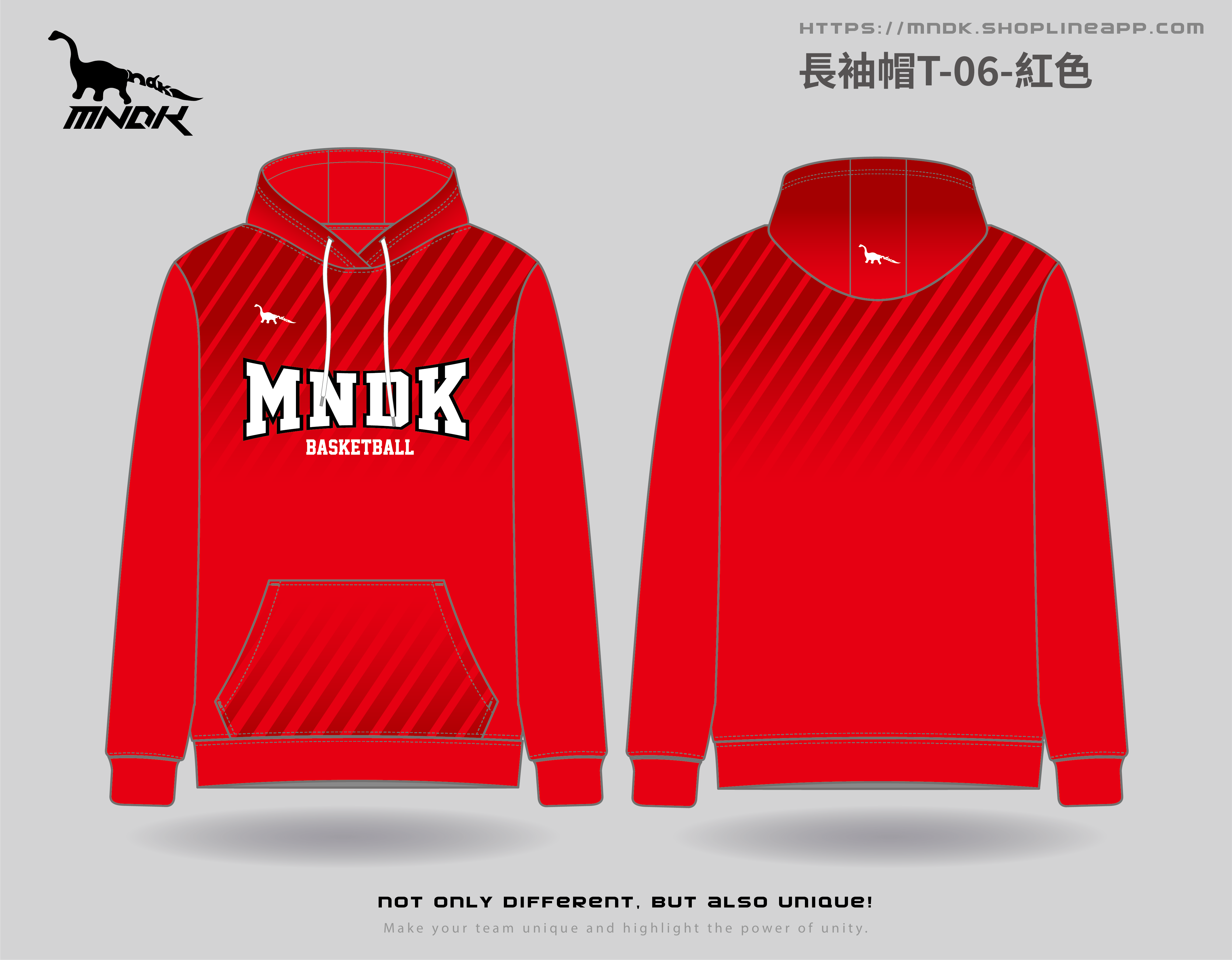 MNDK莫納帝克｜客製化團體服｜專業運動服｜公司制服｜台中長袖帽T-06