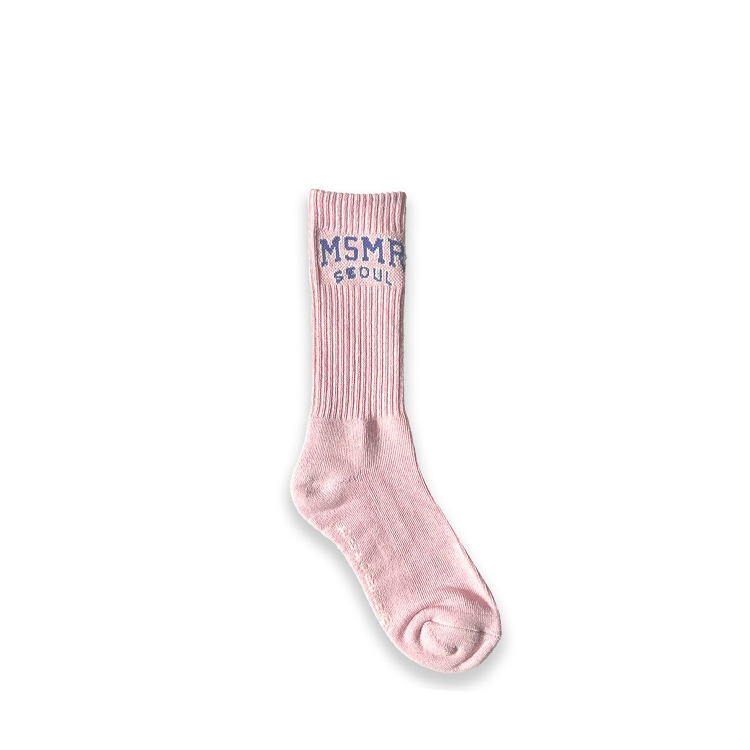 MSMR Basketball Crew Socks Pink