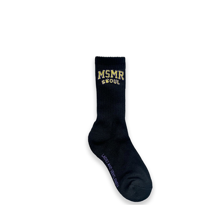 MSMR Basketball Crew Socks Black