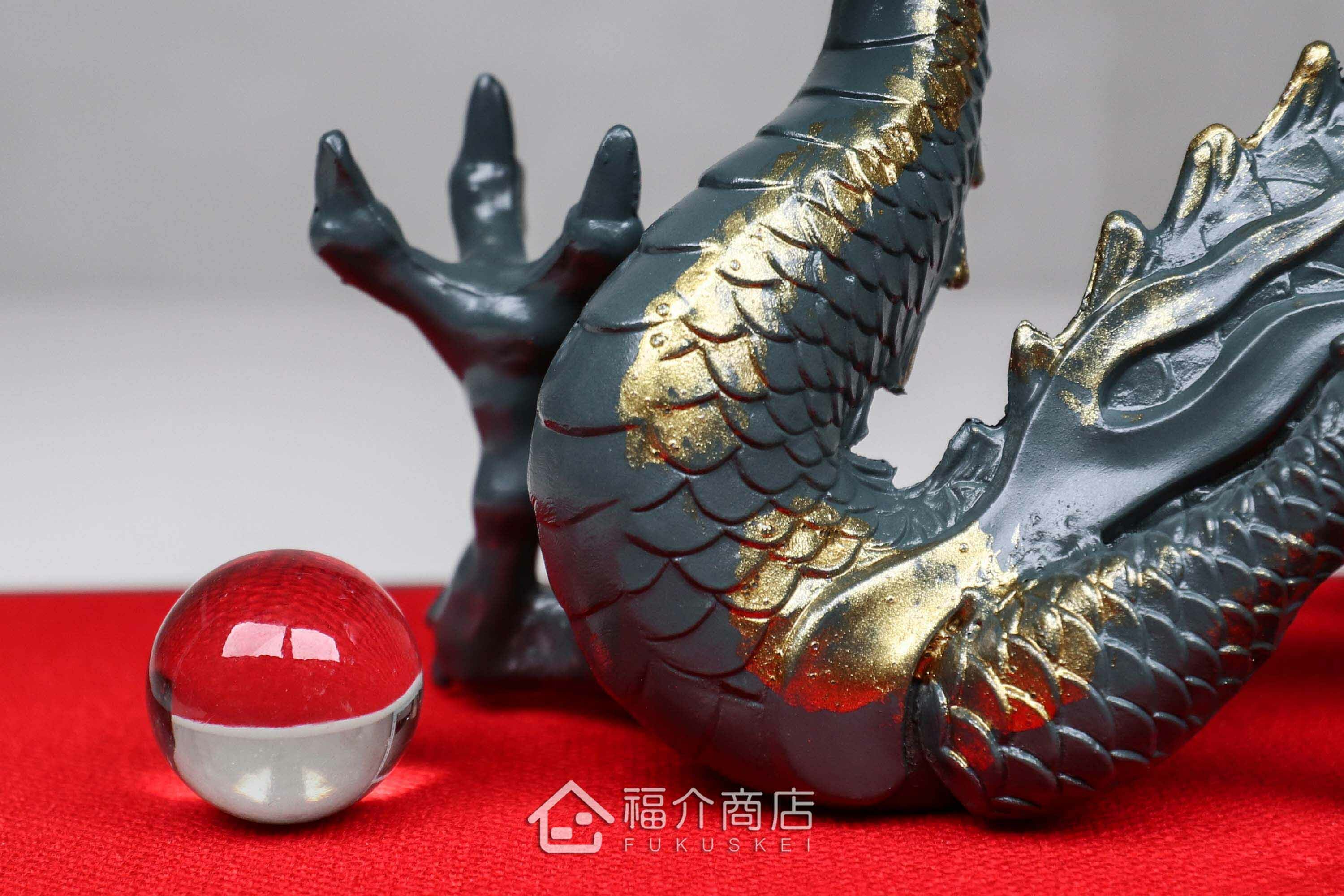 青龍造型的風水開運置物擺飾