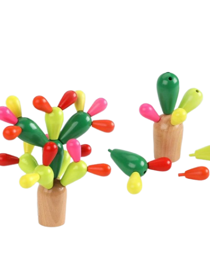 【健智遊戲】仙人掌訓練積木