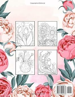 長者簡易填色冊 - 花草系列