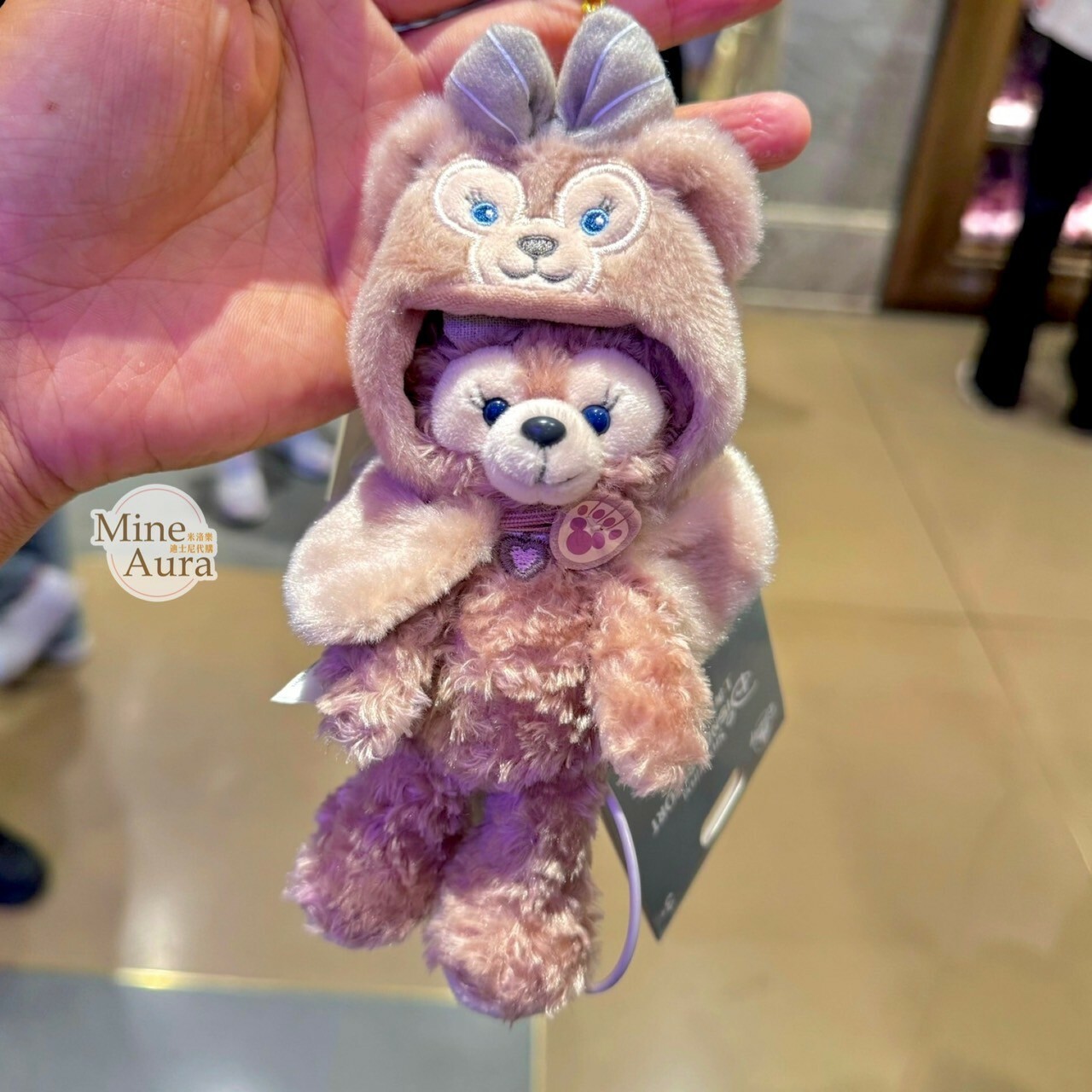 (現貨) 雪莉玫 ShellieMay 頭套披肩斗篷 造型 鑰匙圈 吊飾 -上海迪士尼樂園