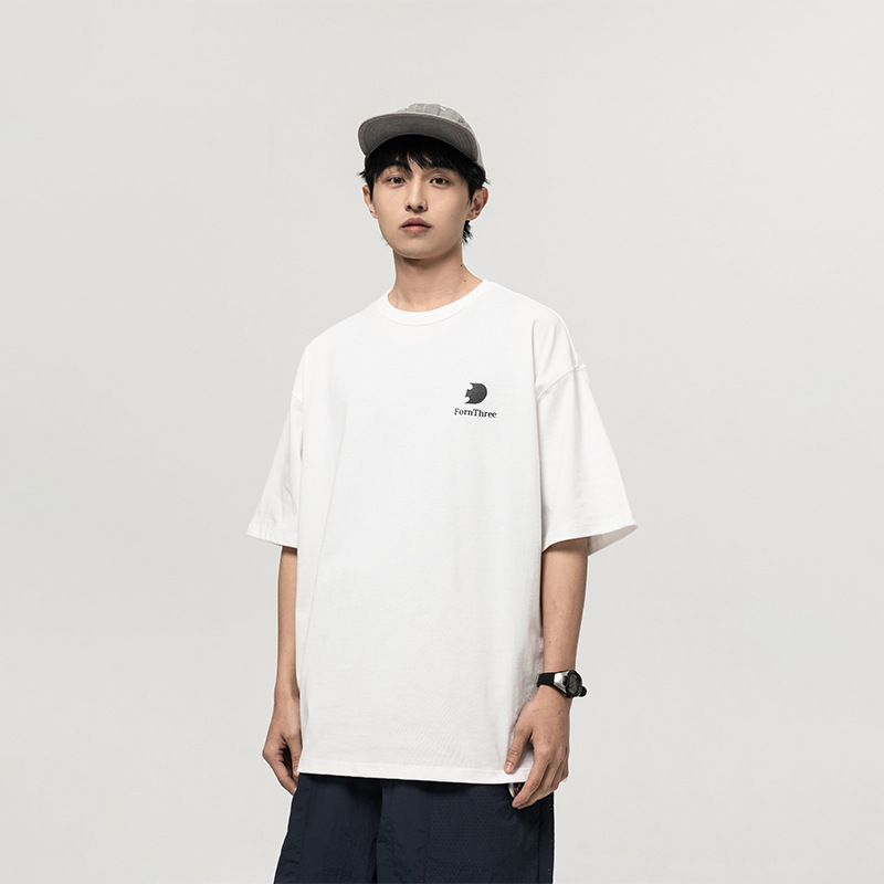 5M17 極簡字母印花短袖棉TEE 兩色