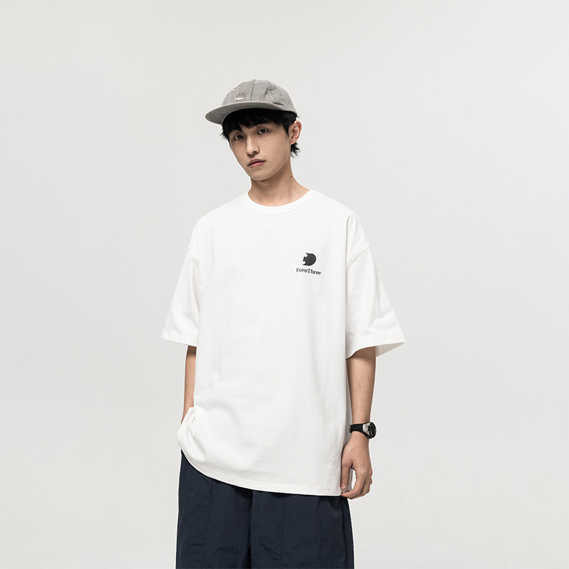 5M17 極簡字母印花短袖棉TEE 兩色