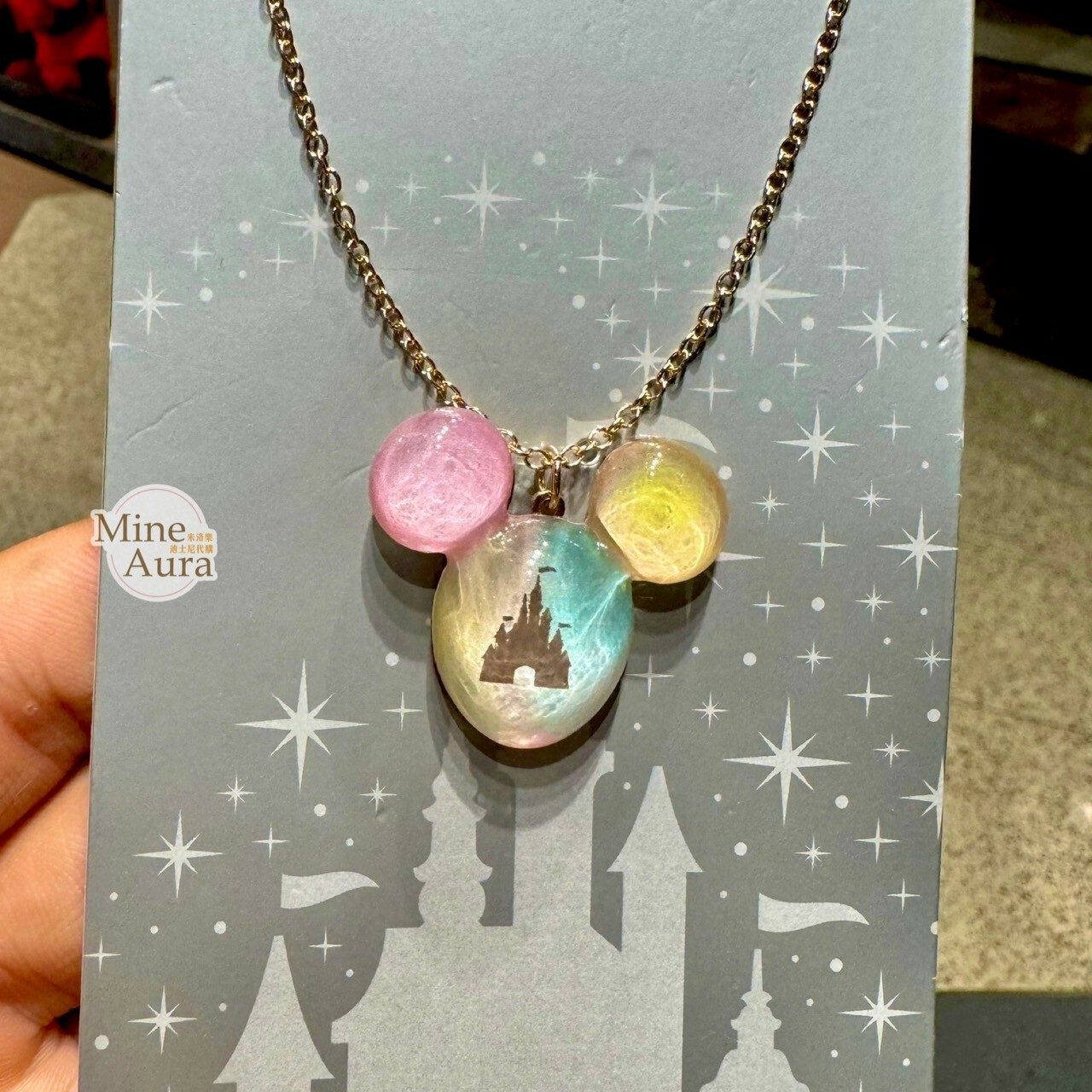 奇妙氣球系列 米奇 Mickey 米奇頭 造型 項鍊 首飾 -上海迪士尼樂園