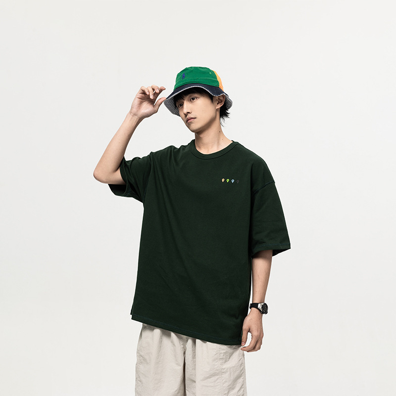 5M16 雙面印花童趣短棉TEE 兩色