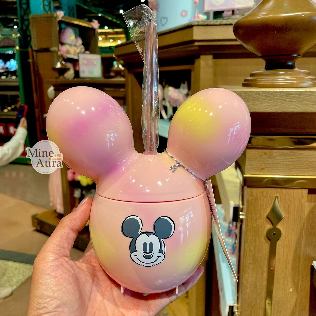 (限時特價) 奇妙氣球系列 米奇 Mickey 米奇頭造型 飲料杯 水杯 -上海迪士尼樂園