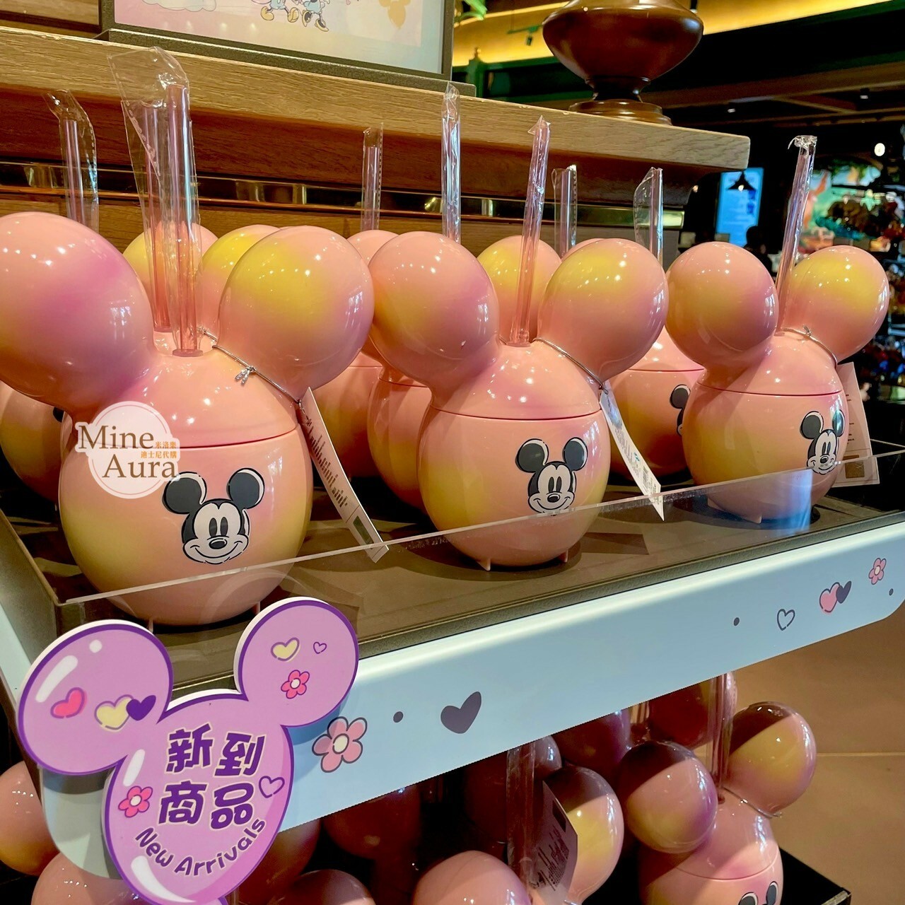 (限時特價) 奇妙氣球系列 米奇 Mickey 米奇頭造型 飲料杯 水杯 -上海迪士尼樂園