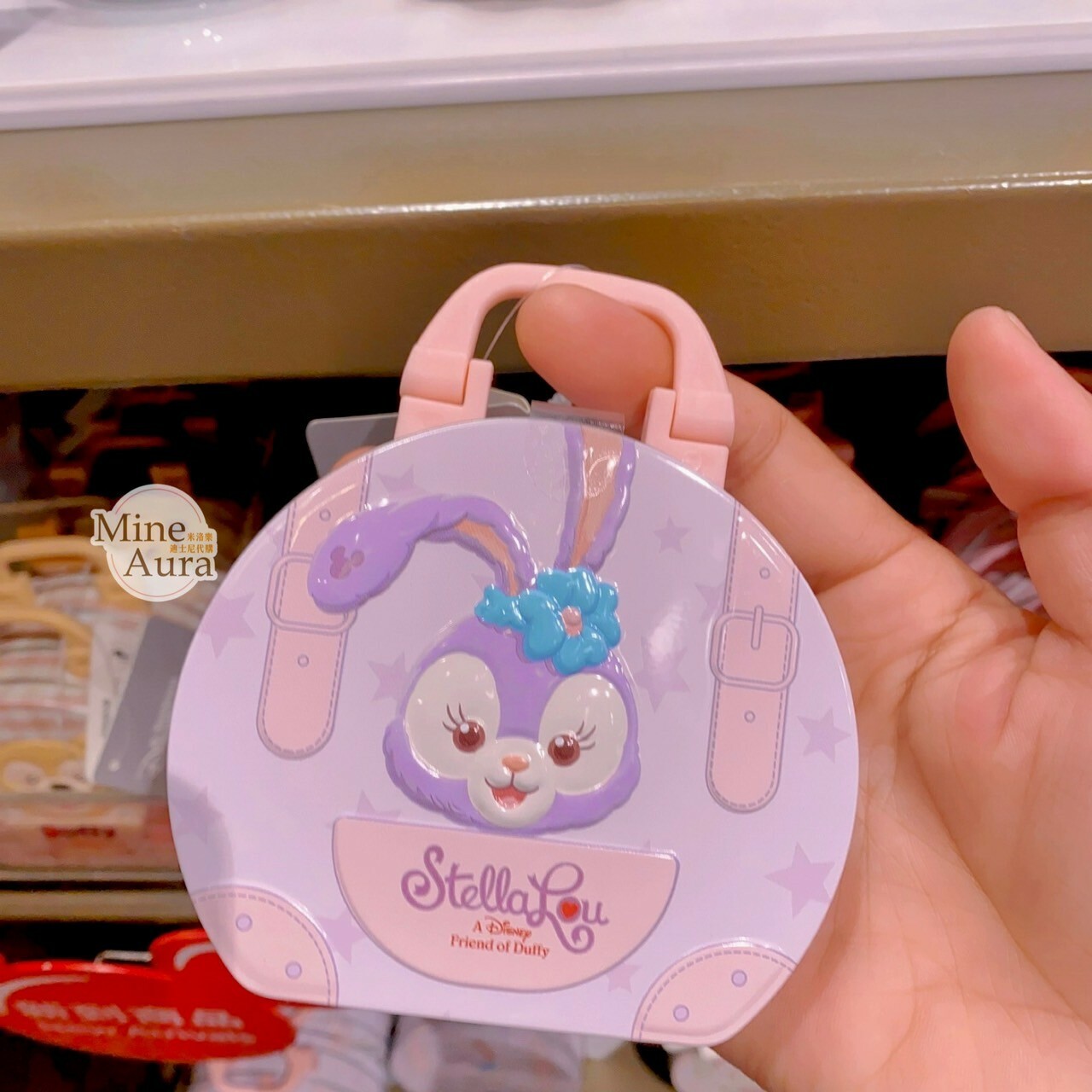 史黛拉露 星黛露 StellaLou 手提箱 造型 鐵罐 鐵盒 (無附餅乾) -上海迪士尼樂園