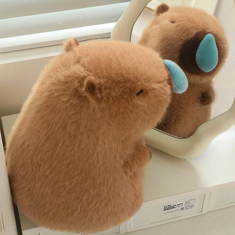 CAPYBARA 卡皮巴拉 水豚 吸鼻涕 玩偶 吊飾 鑰匙圈 正版授權 / 預購