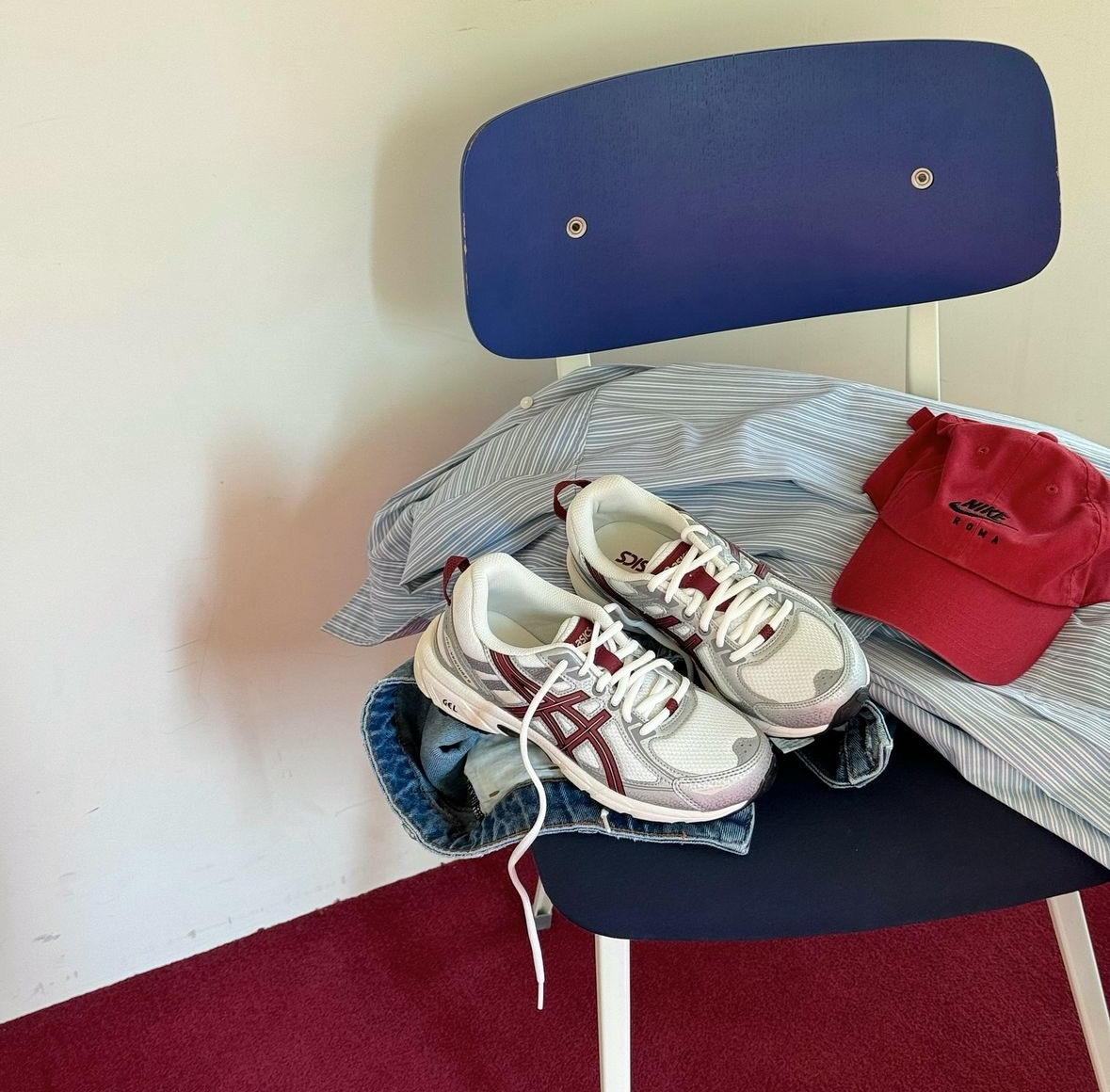 Asics Gel-Venture 6 白銀色 金屬酒紅 紅色 Y2K 復古 慢跑鞋 1012B359-104/預購