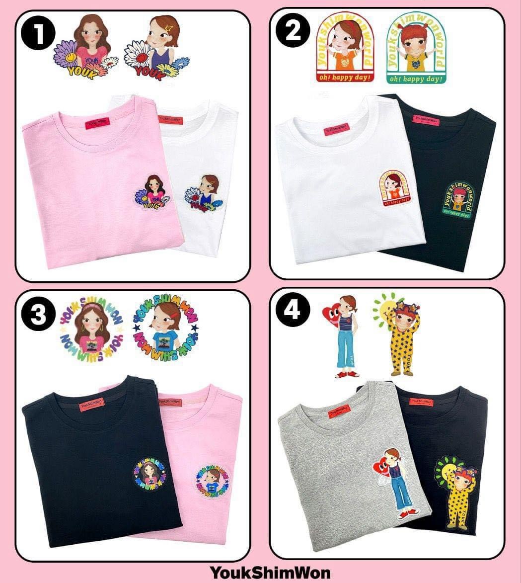 【韓國預購】YOUK SHIM WON F060625 一套兩件Tee