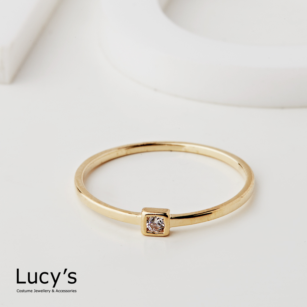 方塊光影 戒指 (二色) (115291/115293)