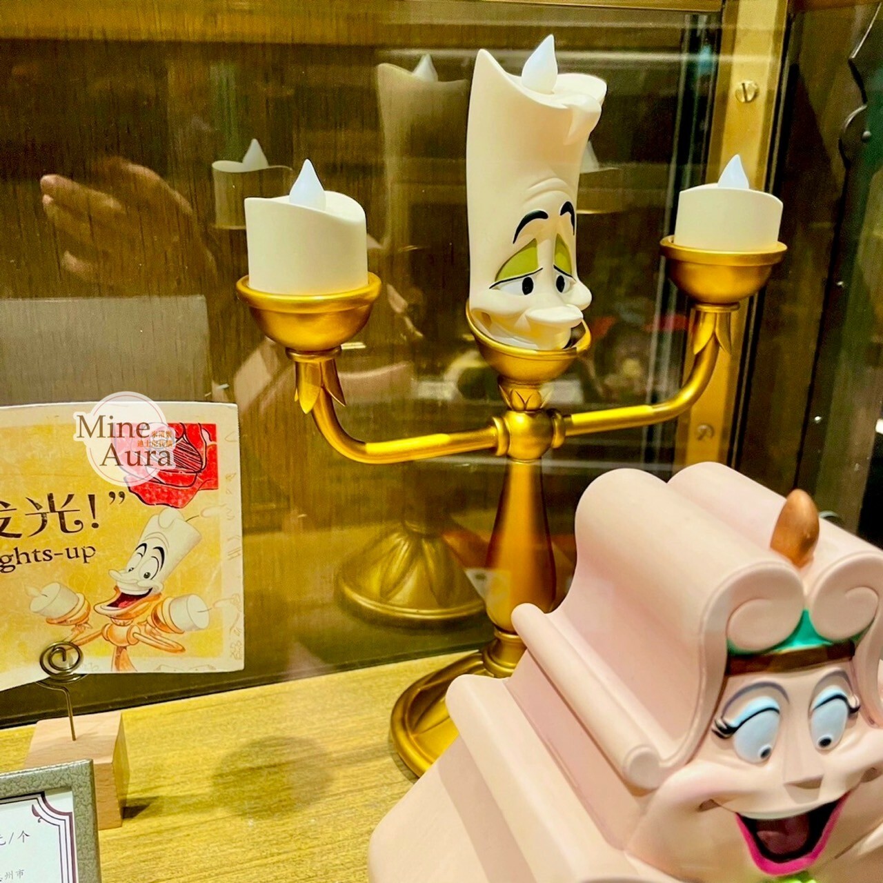 盧米亞 蠟燭 Lumière 造型 發光 夜燈 收藏 擺飾品 美女與野獸 Beauty and the Beast -上海迪士尼樂園