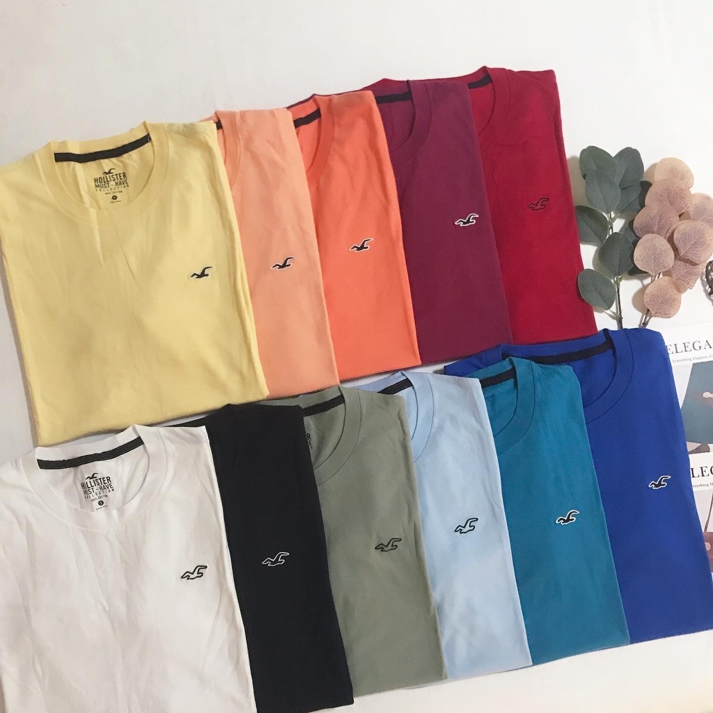 男女可着款HOLLISTER MUST- HAVE ITEMS LOGO TEE