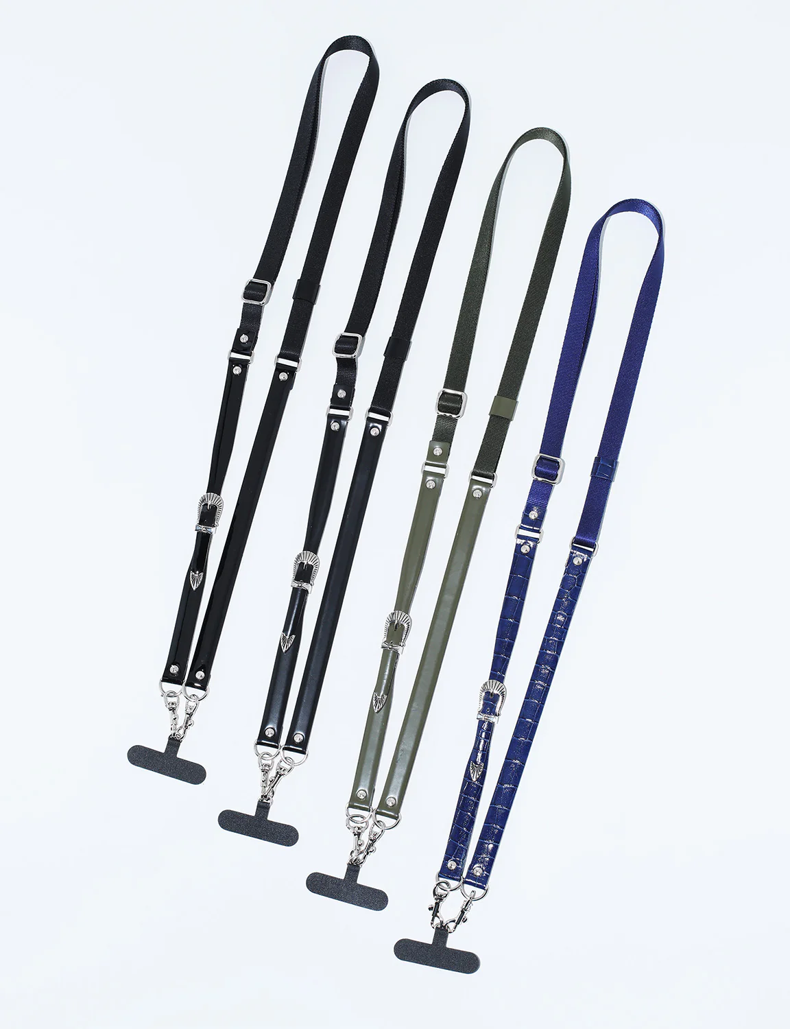 TOGA TOO / LEATHER NYLON PHONE STRAP