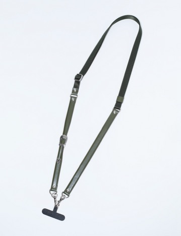 新品使用TOGA TOO Leather nylon phone strap TOGA TOO/トーガトゥ】Leather nylon phone strap/スマホ